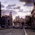 12. Alcalá en invierno. (Óleo sobre lienzo 162x195 cm.)