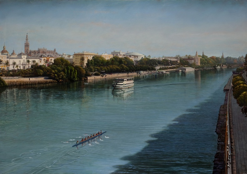 40. Sevilla. (Óleo sobre lienzo, 162x114 cm)