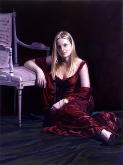 11. Anita Kasinska. (Óleo sobre lienzo.116x89 cm.).