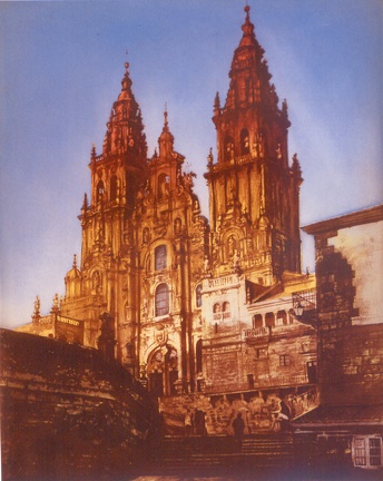 02- Alcalá depués de la lluvia. (Grabado sobre papel, 54x35 cm (4) - copia